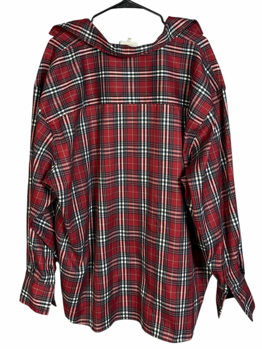 Tuckernuck Red Plaid Long Sleeve Button Down Women's XXXL - Picture 3 of 7